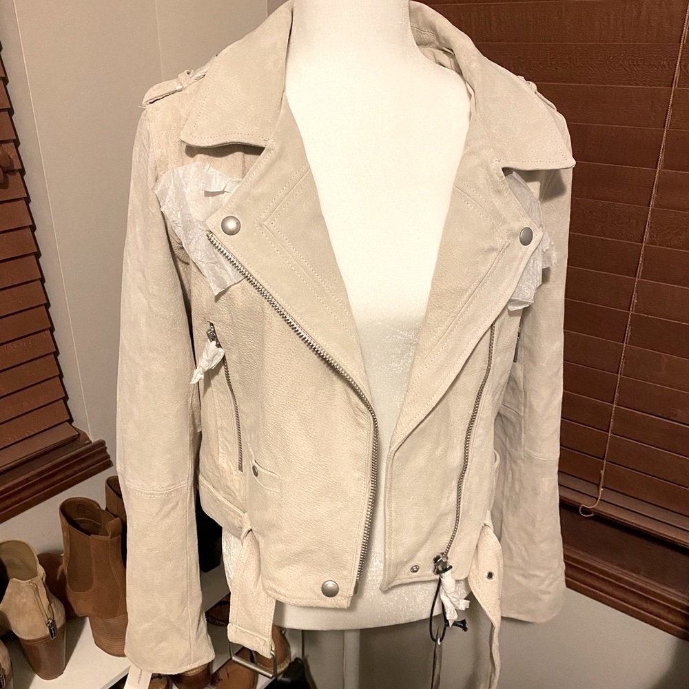 BLANK NYC MOTO SUEDE JACKET